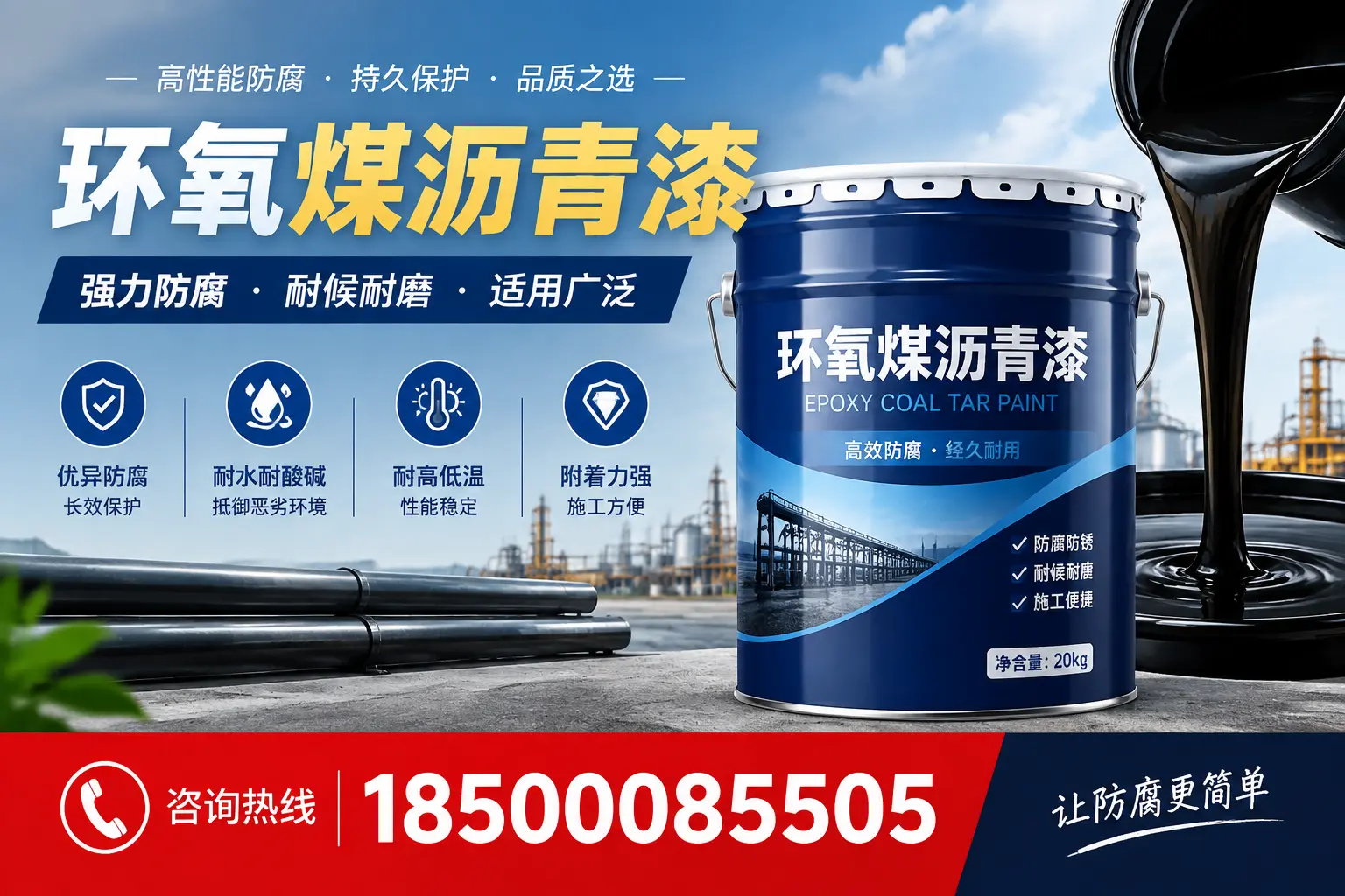环氧煤沥青漆在不同气候条件下的表现分析，普洱适用性